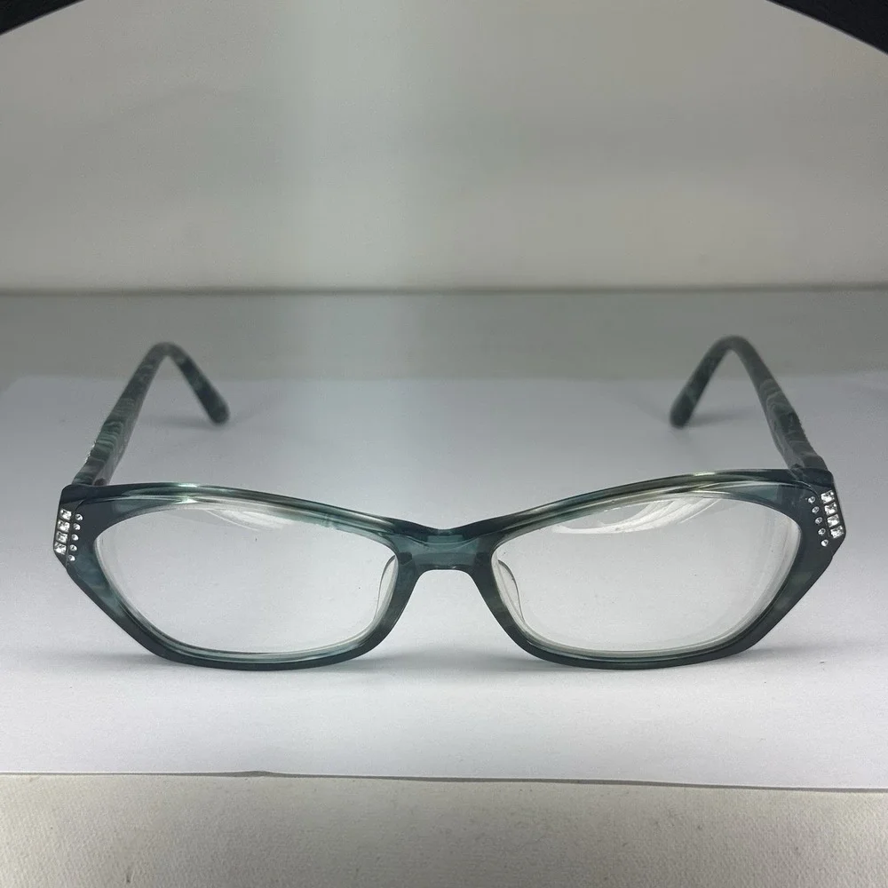 Diva‎ by Eastern States Eyeglasses Frames Only 5448 C.C02 53-18-143 Green